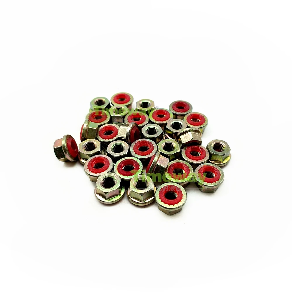 Yellow Zinc Plated Hydraulic Sealing Self-Locking Nut Anti-Corrosion M8x1.25 M8x1 M6x1 Sealing Security Wheel Locking Nut
Yellow Zinc Plated Hydraulic Sealing Self-Locking Nut Anti-Corrosion M8x1.25 M8x1 M6x1 Sealing Security Wheel Locking Nut