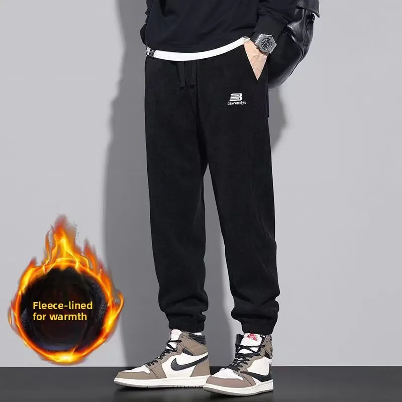 Women's Casual Sporty Corduroy Sweatpants Elastic Waist Straight Leg Warm Fleece Lined Large Size Match All Kind of Tops
Women's Casual Sporty Corduroy Sweatpants Elastic Waist Straight Leg Warm Fleece Lined Large Size Match All Kind of Tops
