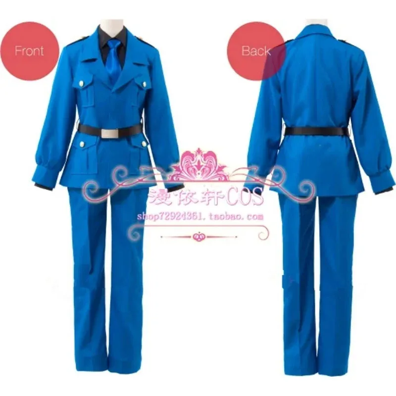 APH Axis Powers Hetalia North Italy Feliciano Vargas Uniform Outfit Cosplay Costume Coat+Shirt+Pants+Belt+Tie 11 TQ6s;2,k'5,t;8.
APH Axis Powers Hetalia North Italy Feliciano Vargas Uniform Outfit Cosplay Costume Coat+Shirt+Pants+Belt+Tie 11 TQ6s;2,k'5,t;8.