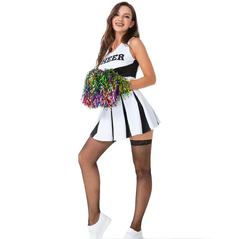 Lightweight Womens Adult Schoolgirl Role Play Uniform Cheerleader DADDY Lover for Halloween Cosplay Costume Crop Top with Mini P
Lightweight Womens Adult Schoolgirl Role Play Uniform Cheerleader DADDY Lover for Halloween Cosplay Costume Crop Top with Mini P