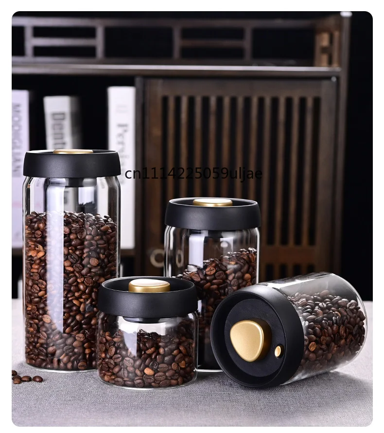 Coffee Bean Storage Jar, Vacuum-Sealed Jar, Kitchen Food Storage Glass Jar, Freshness Preservation Jar
Coffee Bean Storage Jar, Vacuum-Sealed Jar, Kitchen Food Storage Glass Jar, Freshness Preservation Jar