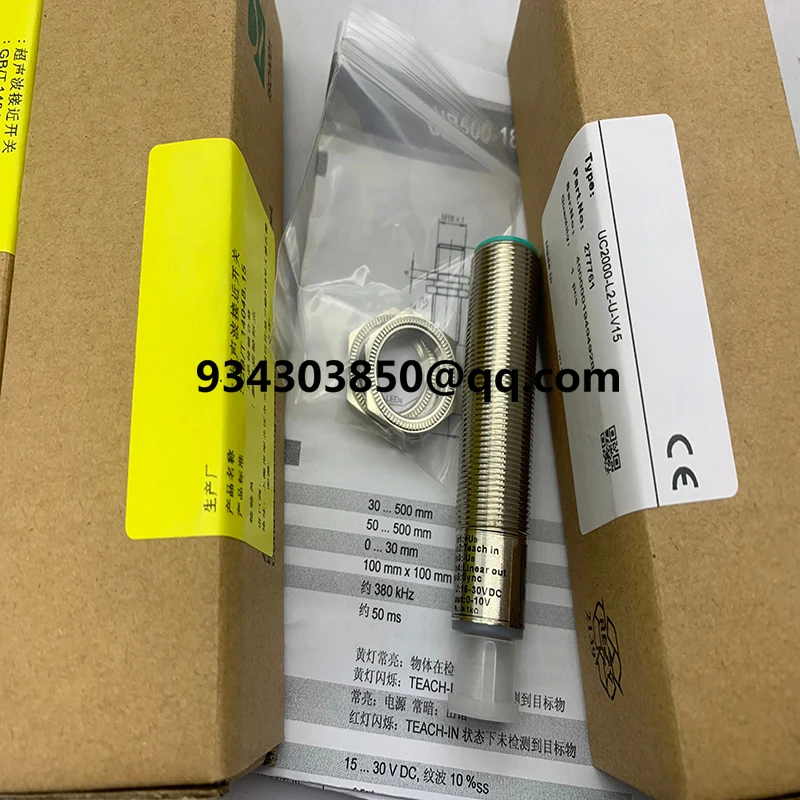 Совершенно новый ультразвуковой датчик UC2000-L2-U-V15 UC2000-L2-I-V15 Гарантия один год
Совершенно новый ультразвуковой датчик UC2000-L2-U-V15 UC2000-L2-I-V15 Гарантия один год