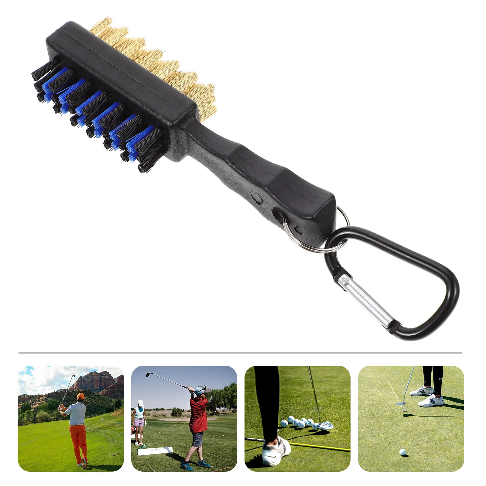 Golfing Pole Cleaner Double Sided Brush Steel Wire Efficient Design Outdoor Supplies Double Sided Brush Golfing Cleaning Tool
Golfing Pole Cleaner Double Sided Brush Steel Wire Efficient Design Outdoor Supplies Double Sided Brush Golfing Cleaning Tool