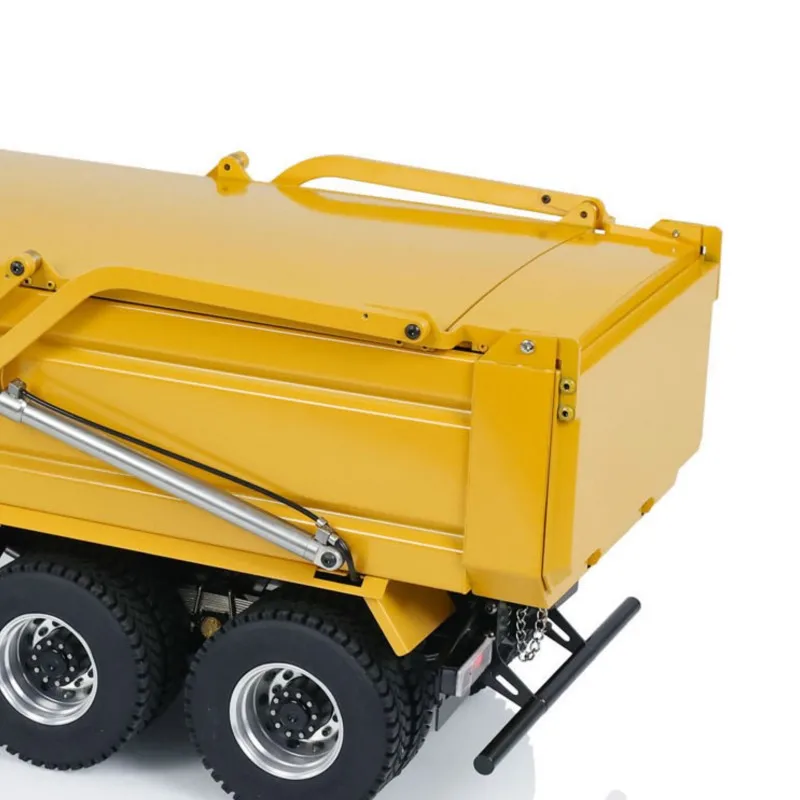 Hydraulic Flip-over Cover RC Tipper Truck 1/14 8x4 Metal Radio Control Painted Finished Dump Car Light Sound Vehicle Toys Gift
Hydraulic Flip-over Cover RC Tipper Truck 1/14 8x4 Metal Radio Control Painted Finished Dump Car Light Sound Vehicle Toys Gift