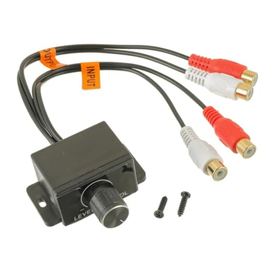 Universal Car RCA Amplifier Level Controller Car RCA Audio Bass Control Knob Sub Amp Volume Control Cable for Car Motorcycle Sp
Universal Car RCA Amplifier Level Controller Car RCA Audio Bass Control Knob Sub Amp Volume Control Cable for Car Motorcycle Sp