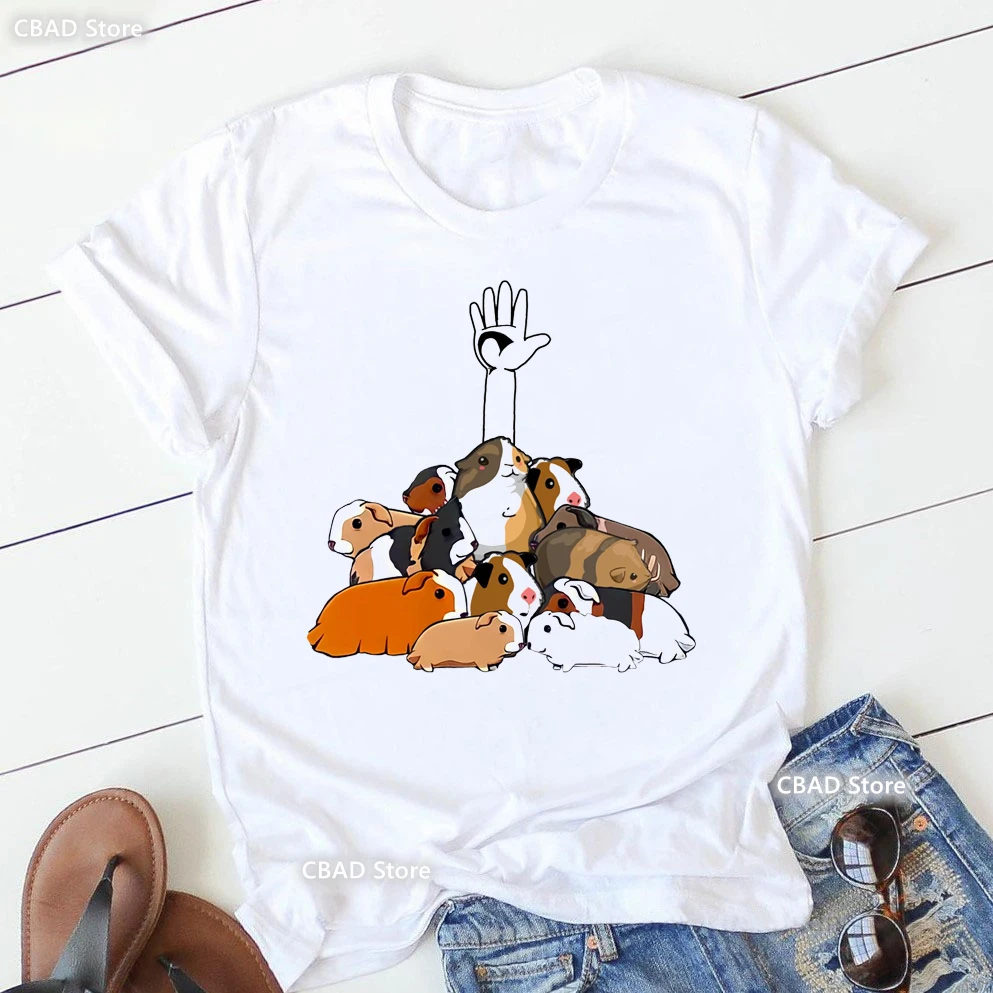 Flowers And Guinea Pig Graphic Print Tshirt Girls Spring Floral T Shirt Women Harajuku Kawaii Clothes Summer Fashion T-Shirt
Flowers And Guinea Pig Graphic Print Tshirt Girls Spring Floral T Shirt Women Harajuku Kawaii Clothes Summer Fashion T-Shirt