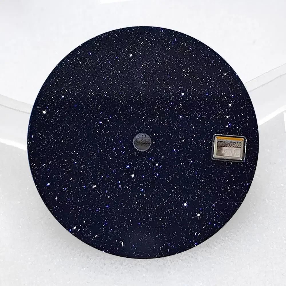 NH35 28.5mm Starry Sky Dial made of sparkling starry blue-green malachite sandstone Fit NH35 movement Modified Watchmaker Tool
NH35 28.5mm Starry Sky Dial made of sparkling starry blue-green malachite sandstone Fit NH35 movement Modified Watchmaker Tool