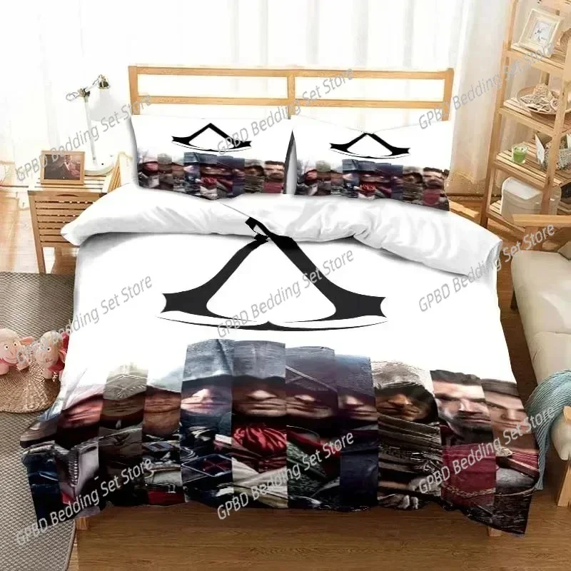 Luxury New Game A-Assassin S Creed Art Bedding Set Gamer Duvet Cover Set Adult boys Bedroom Single Double King Size Comforter
Luxury New Game A-Assassin S Creed Art Bedding Set Gamer Duvet Cover Set Adult boys Bedroom Single Double King Size Comforter