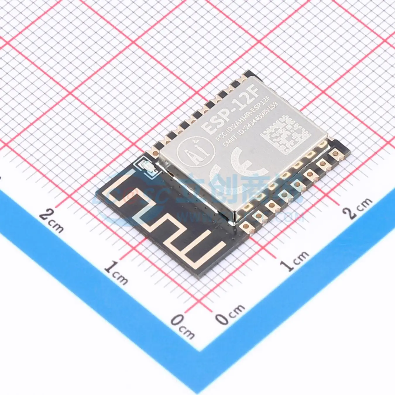 6pcs ESP-12F(ESP8266MOD) SMD 24x16mm ESP8266 I2C UART SPI WiFi Wireless IoT Smart Home Module
6pcs ESP-12F(ESP8266MOD) SMD 24x16mm ESP8266 I2C UART SPI WiFi Wireless IoT Smart Home Module