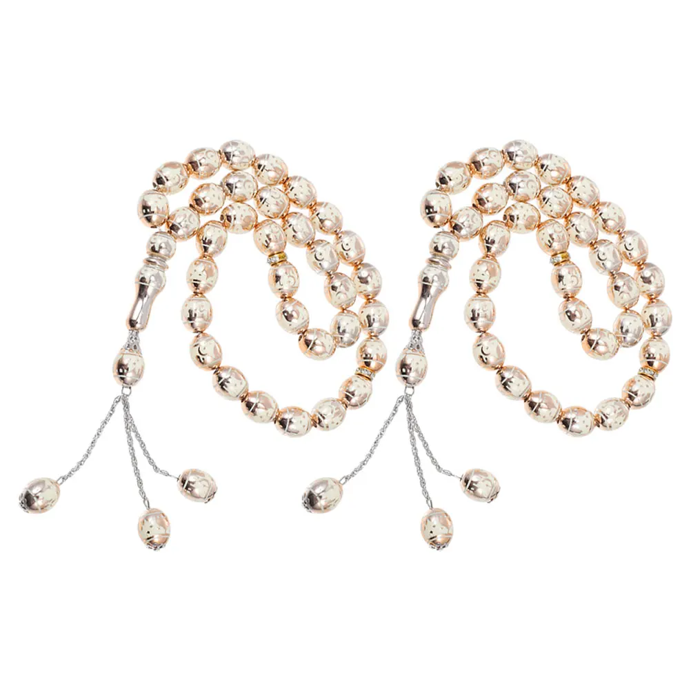 2Pcs Acrylic Prayer Beads Muslim Tasbih 33 Counter Beads Rosary Bracelets Meditation Worship Ramadan Islamic Accessories
2Pcs Acrylic Prayer Beads Muslim Tasbih 33 Counter Beads Rosary Bracelets Meditation Worship Ramadan Islamic Accessories