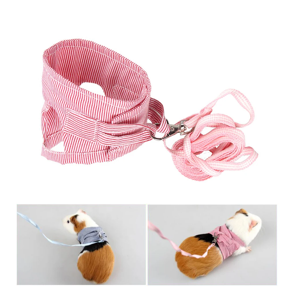 Pet Harness Traction Rope Small Animal Chest Strap Guinea Pig Leads Hedgehog Fashion Stripe Lightweight Breathable Durable
Pet Harness Traction Rope Small Animal Chest Strap Guinea Pig Leads Hedgehog Fashion Stripe Lightweight Breathable Durable