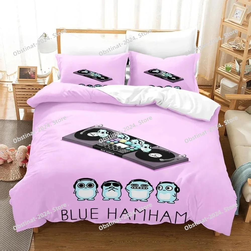 3D Print Anime Bed Sheet Blue Hamham Bedding Set Printed Duvet Cover Pillowcase Single Double Style Queen King Size Sets
3D Print Anime Bed Sheet Blue Hamham Bedding Set Printed Duvet Cover Pillowcase Single Double Style Queen King Size Sets