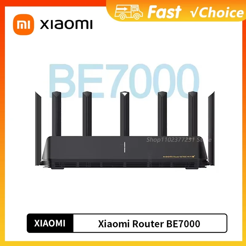 Xiaomi mijia Router BE7000 Трехдиапазонный повторитель Wi-Fi 1 ГБ Mesh USB 3.0 IPTV 4 X 2.5G Ethernet-порты Модем Усилитель сигнала Wi-Fi 7
Xiaomi mijia Router BE7000 Трехдиапазонный повторитель Wi-Fi 1 ГБ Mesh USB 3.0 IPTV 4 X 2.5G Ethernet-порты Модем Усилитель сигнала Wi-Fi 7 