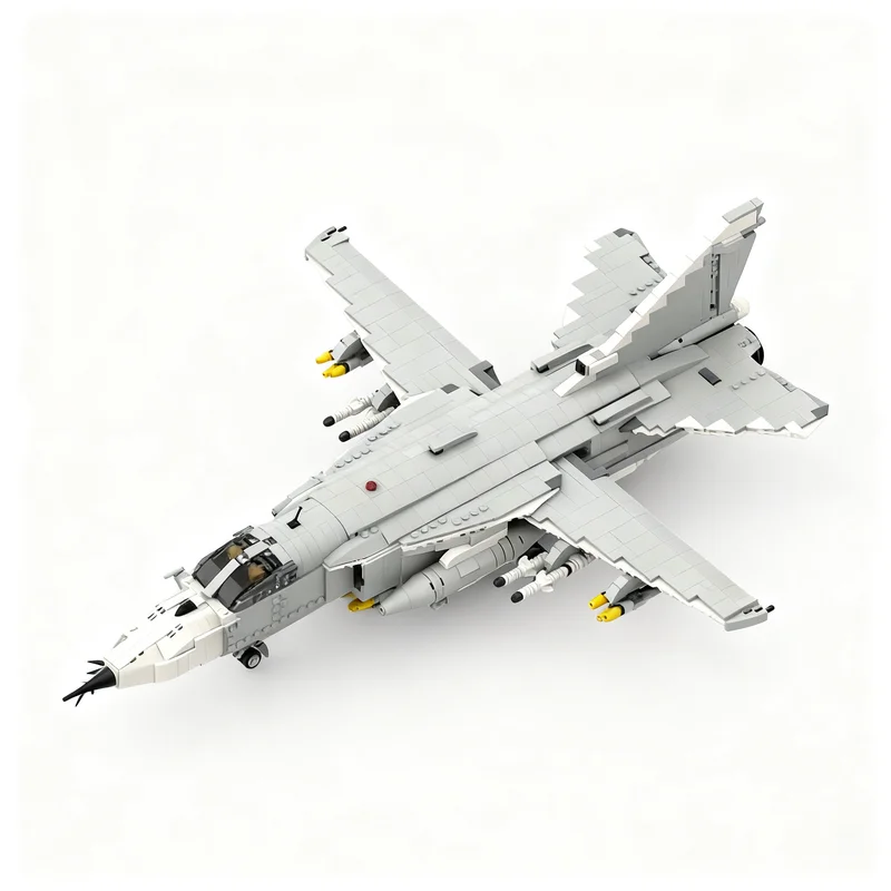 1474PCS WW2 Military MOC Su-24 Jet Fighter Aircraft Model DIY Creative Ideas Fighter Plane ChildToy Assembly Puzzle BirthdayGift
1474PCS WW2 Military MOC Su-24 Jet Fighter Aircraft Model DIY Creative Ideas Fighter Plane ChildToy Assembly Puzzle BirthdayGift