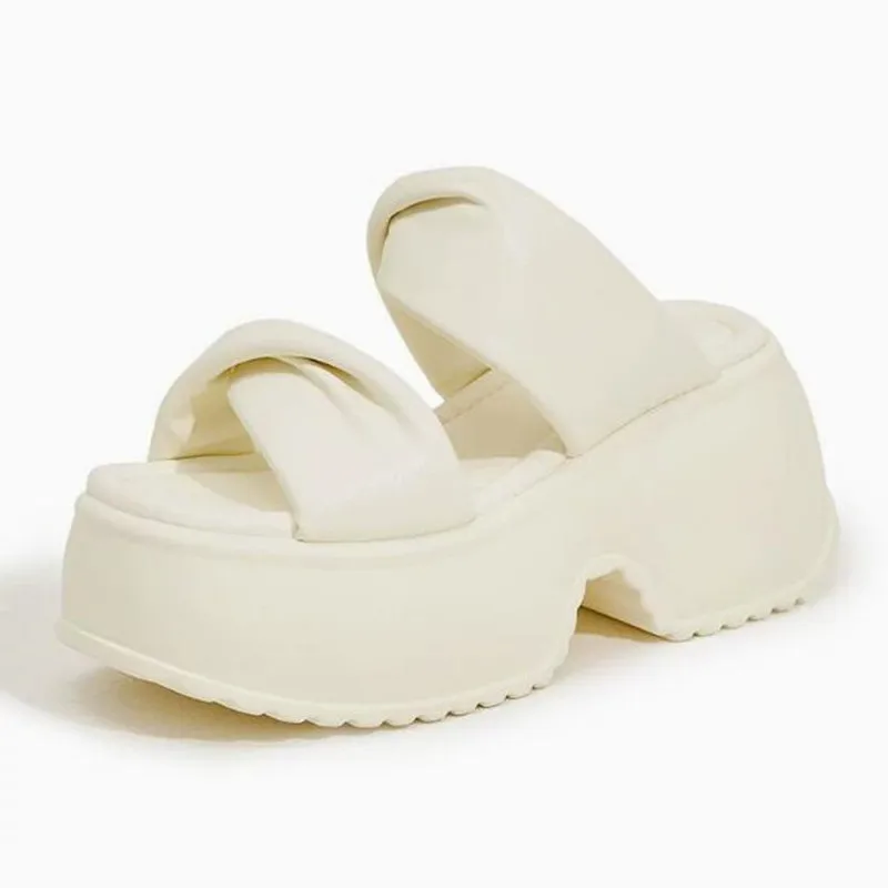 New 2026 Platform Slippers Women Summer 8.5CM High Heels Leather Chunky Sandals Casual Peep Toe Flip-flops Beach Wedge Shoes
New 2026 Platform Slippers Women Summer 8.5CM High Heels Leather Chunky Sandals Casual Peep Toe Flip-flops Beach Wedge Shoes