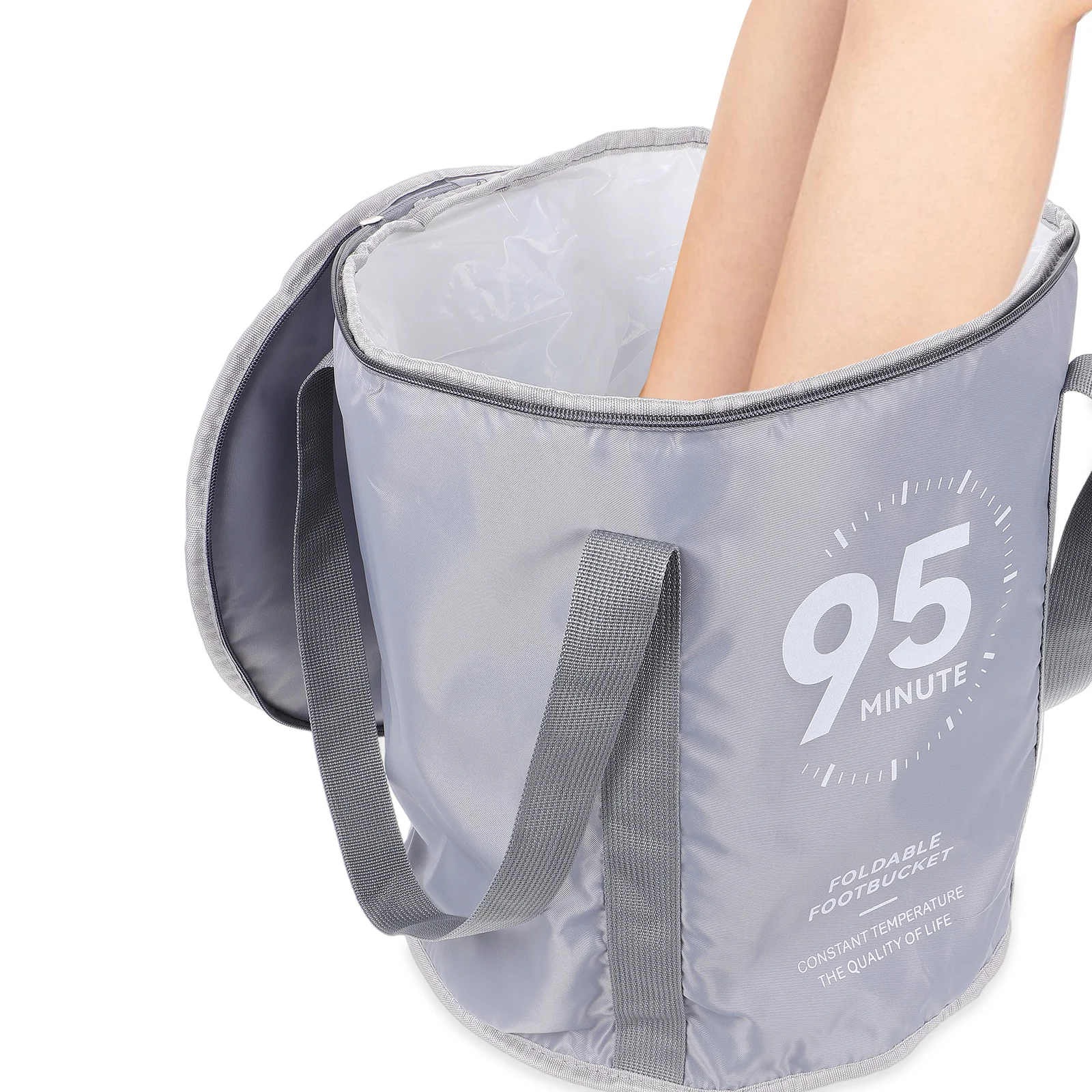 Foot Bag Soak Tub Bath Bucket Foldable Feet Basin Household Soaker Folding Bathtub Grey
Foot Bag Soak Tub Bath Bucket Foldable Feet Basin Household Soaker Folding Bathtub Grey