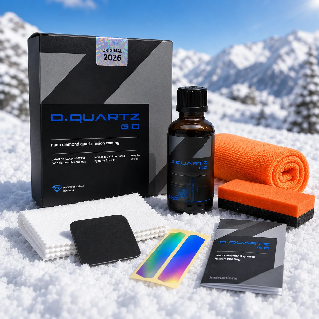 DQUARTZ GO 50ml Kit Nano Diamond Quartz Fusion Ceramic Coating for Car Care Enhanced Protection Gloss Increase Surface Hardness
DQUARTZ GO 50ml Kit Nano Diamond Quartz Fusion Ceramic Coating for Car Care Enhanced Protection Gloss Increase Surface Hardness