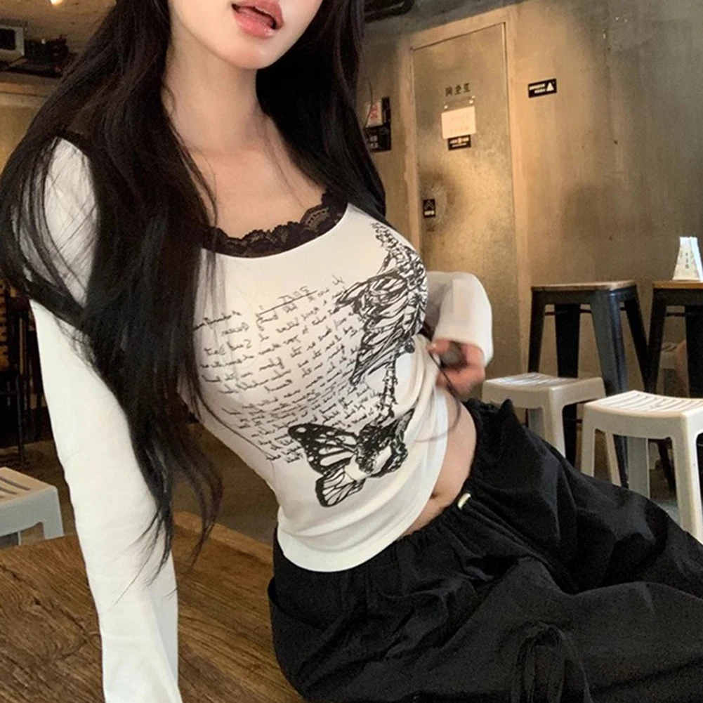 Casual Outing Backless Halter Top Contrast Color Shirt Contrast Color Top Commuting Fashion Long Sleeve T-shirt
Casual Outing Backless Halter Top Contrast Color Shirt Contrast Color Top Commuting Fashion Long Sleeve T-shirt