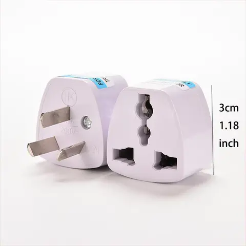 Australia Power Plug Universal 3Pin UK/US/EU to AU NZ AC Ground Adapter Travel Converter For Mobile Phone Household Appliances
