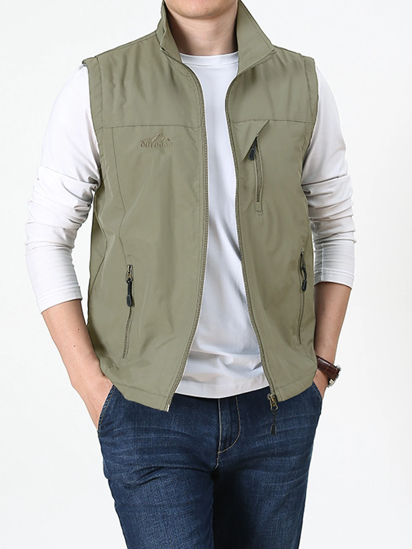 Autumn Hong Kong style loose casual top, men's trend plus size vest, vest, vest, workwear jacket, foreign trade couple style ves
Autumn Hong Kong style loose casual top, men's trend plus size vest, vest, vest, workwear jacket, foreign trade couple style ves