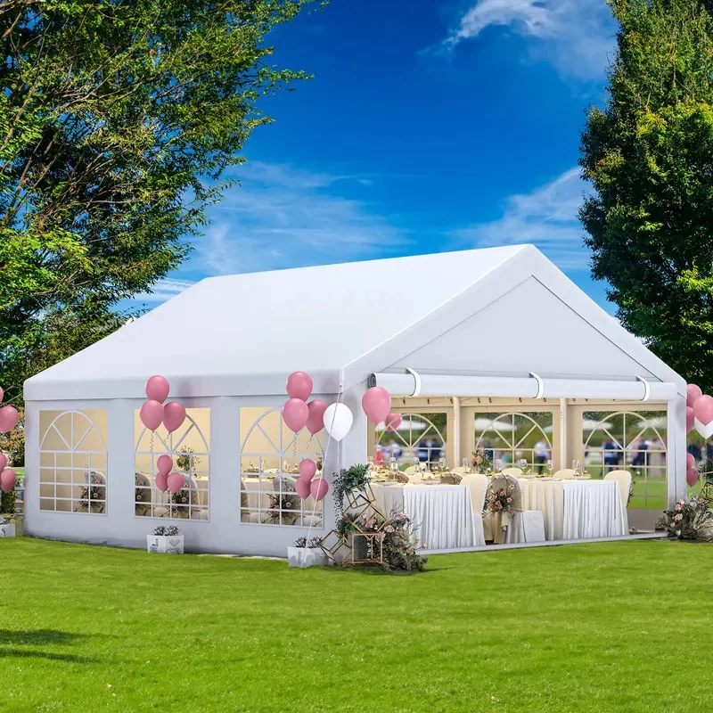 30x15FT Party Tent Heavy Duty Wedding Canopy Event Shelter PVC Material Waterproof Wedding Party Marquee Tent
30x15FT Party Tent Heavy Duty Wedding Canopy Event Shelter PVC Material Waterproof Wedding Party Marquee Tent
