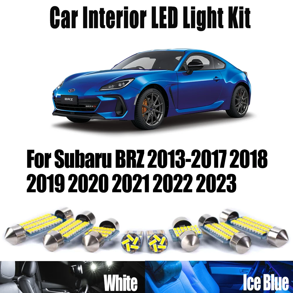 11Pcs LED Interior Map Door Dome Light Kit For Subaru BRZ 2013 - 2017 2018 2019 2020 2021 2022 2023 Ceiling Bulb Car Accessories
11Pcs LED Interior Map Door Dome Light Kit For Subaru BRZ 2013 - 2017 2018 2019 2020 2021 2022 2023 Ceiling Bulb Car Accessories