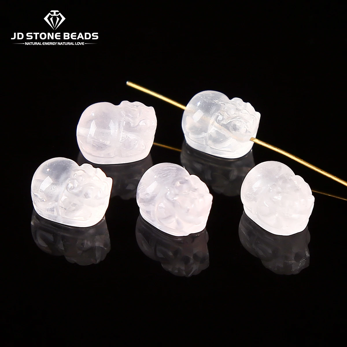 1 Pc Natural Stone Rock Quartz Carved Bead Wealth Pixiu Beads Lucky Charms for Jewelry Making DIY Necklace Bracelet Accessory
1 Pc Natural Stone Rock Quartz Carved Bead Wealth Pixiu Beads Lucky Charms for Jewelry Making DIY Necklace Bracelet Accessory