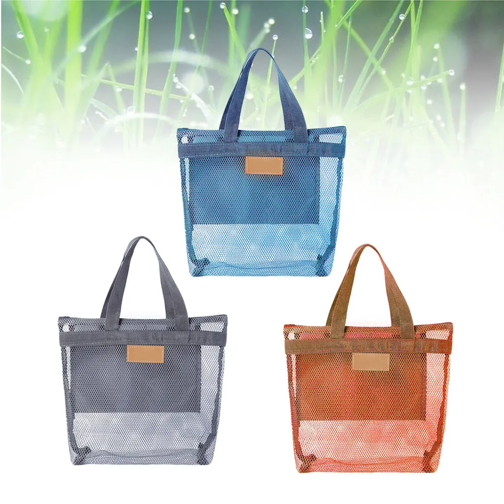 3Pcs Heavy Duty Mesh Beach Tote Bag Swimming Wash Bag for Toiletries Gym Dorm Hotel Camping Boating Sand Water Drain Fast
3Pcs Heavy Duty Mesh Beach Tote Bag Swimming Wash Bag for Toiletries Gym Dorm Hotel Camping Boating Sand Water Drain Fast