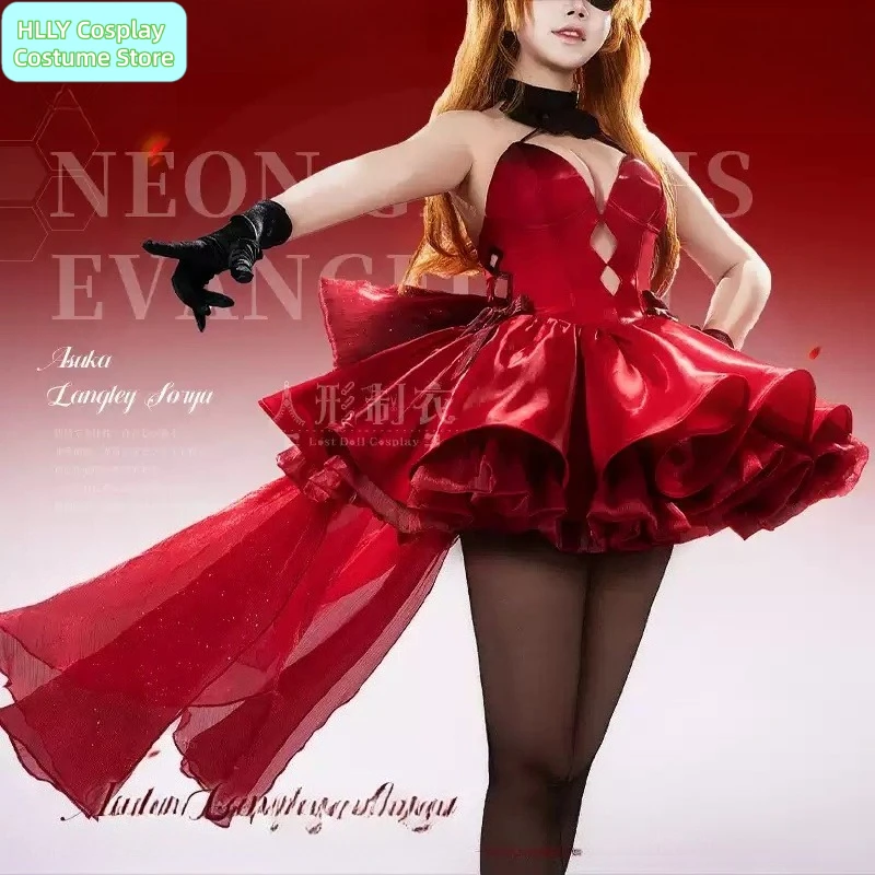Anime Asuka Langley Soryu Cosplay Costume Red Evening Dress Shikinami Asuka Rangurē Cosplay Full Set for Women
Anime Asuka Langley Soryu Cosplay Costume Red Evening Dress Shikinami Asuka Rangurē Cosplay Full Set for Women