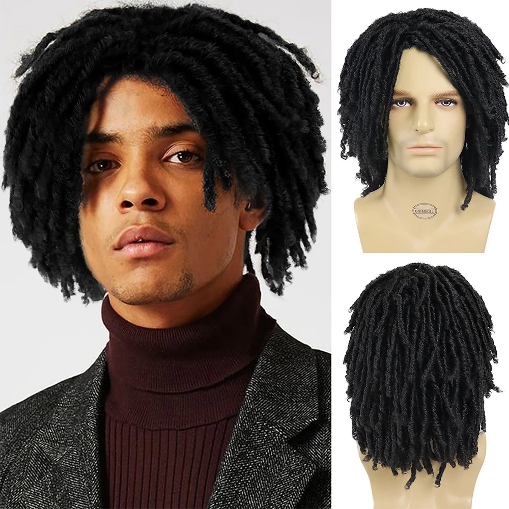 Jet Black Male Wig Braids Synthetic Rasta Dreadlock Wigs Medium Length Colly Braided Wigs for Men Guys Fake Dreads Faux Loc Wig
Jet Black Male Wig Braids Synthetic Rasta Dreadlock Wigs Medium Length Colly Braided Wigs for Men Guys Fake Dreads Faux Loc Wig