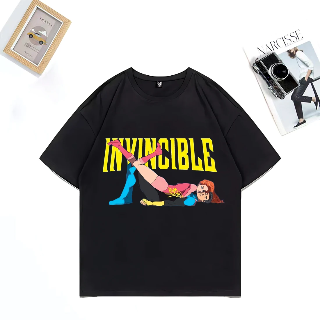 Invincible Meme Hip Hop streetwear vintage T-shirt Men Woman Oversized clothes Fashion short sleeve Anime Cotton Tops Tee shirt
Invincible Meme Hip Hop streetwear vintage T-shirt Men Woman Oversized clothes Fashion short sleeve Anime Cotton Tops Tee shirt