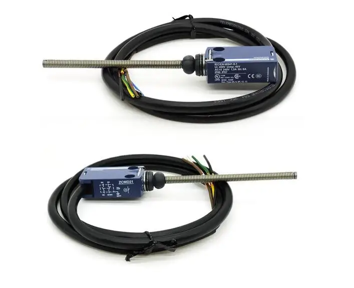 Original limit switch ZCMD21 direct action metal roller, 1-meter cable, one open and one close XCMD2108L1(ZCMD21+ZCE08)
Original limit switch ZCMD21 direct action metal roller, 1-meter cable, one open and one close XCMD2108L1(ZCMD21+ZCE08)