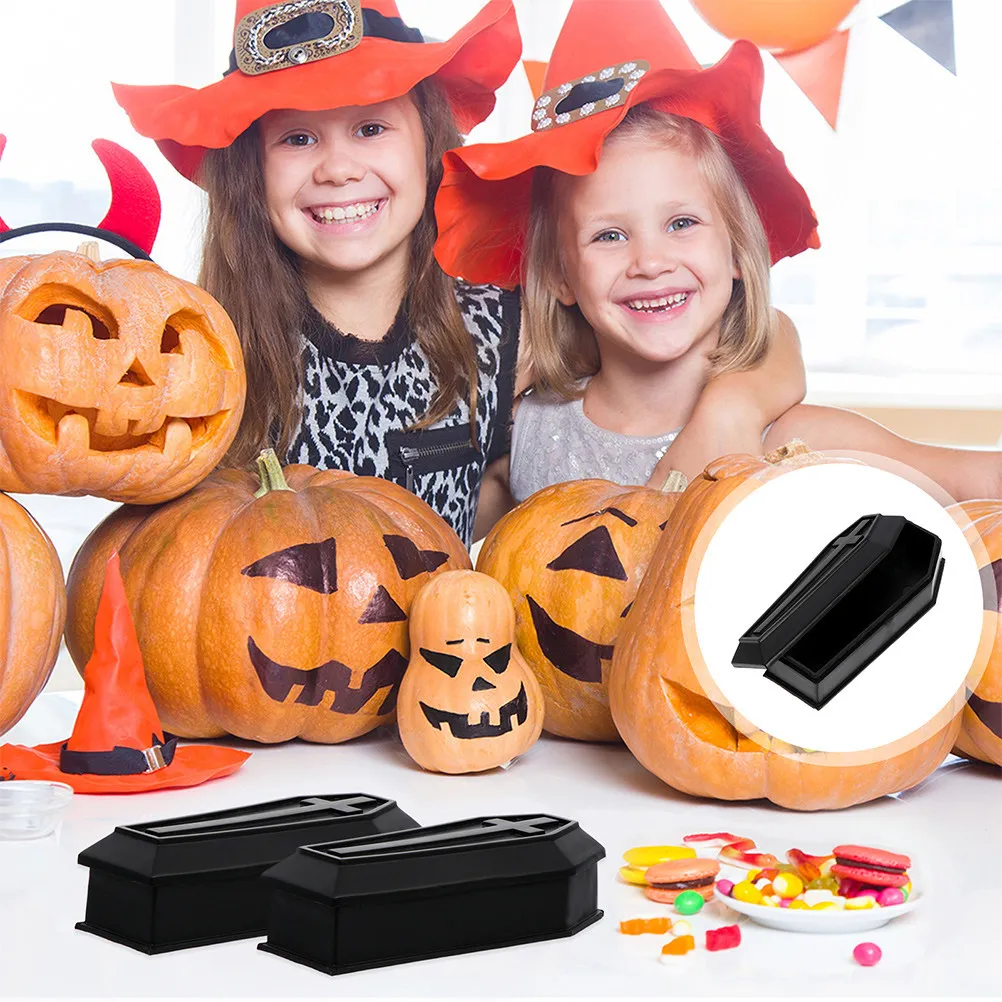 14Pcs Halloween Coffin Box Lid Plastic Decorative Prank Props Party Treat Candy Boxes Unique Festival Supplies
14Pcs Halloween Coffin Box Lid Plastic Decorative Prank Props Party Treat Candy Boxes Unique Festival Supplies