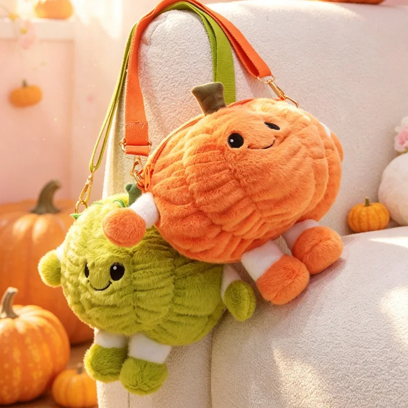 Halloween Pumpkin Plush Doll crossbody bag Cute Anime Peripherals Toy Birthday Christmas Gift
Halloween Pumpkin Plush Doll crossbody bag Cute Anime Peripherals Toy Birthday Christmas Gift