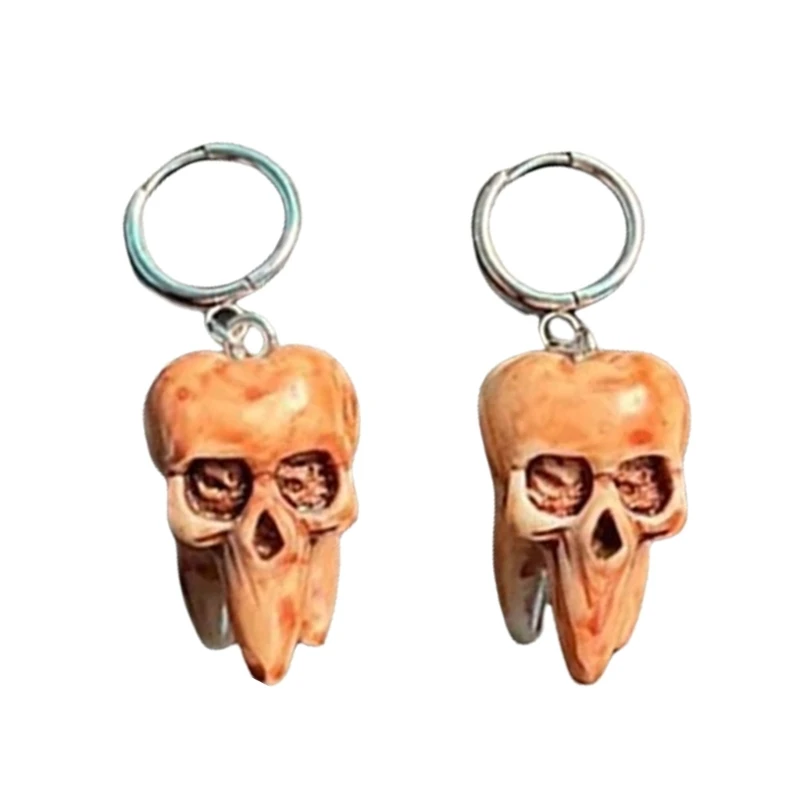 MXME Resin Skull Earrings Gothic Styles Handmade Punk Dangles Jewelry Gifts for Her
MXME Resin Skull Earrings Gothic Styles Handmade Punk Dangles Jewelry Gifts for Her