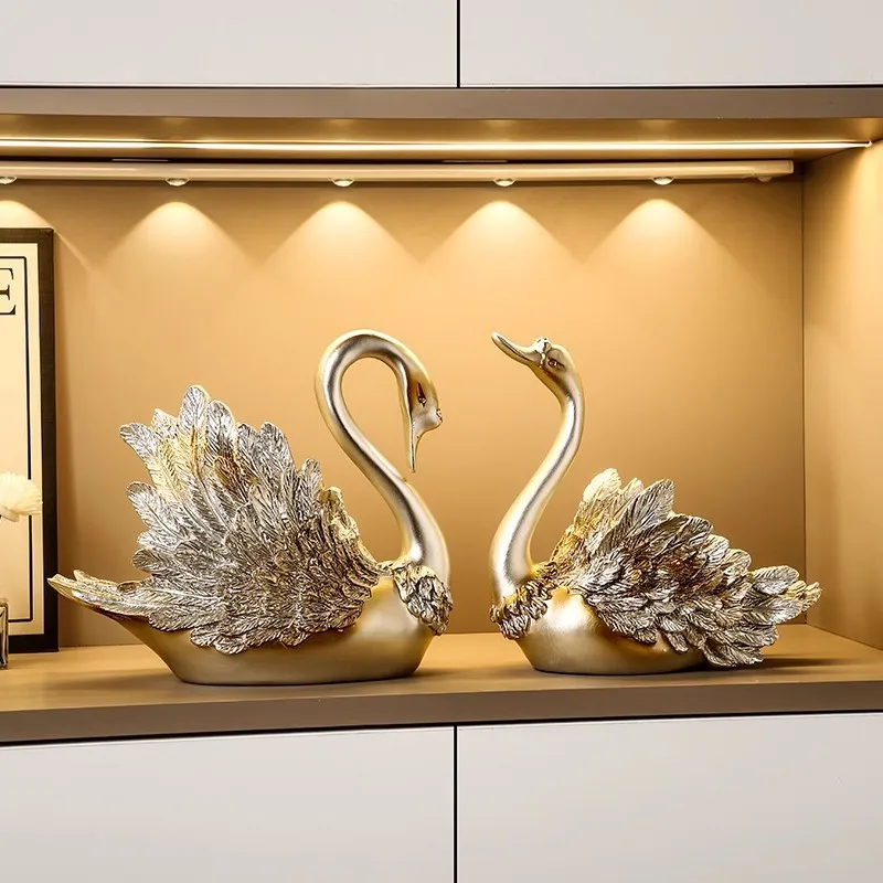 Light luxury and high-end swan wine rack decorations, home living room wine cabinets, TV cabinets, decorations,
Light luxury and high-end swan wine rack decorations, home living room wine cabinets, TV cabinets, decorations,
