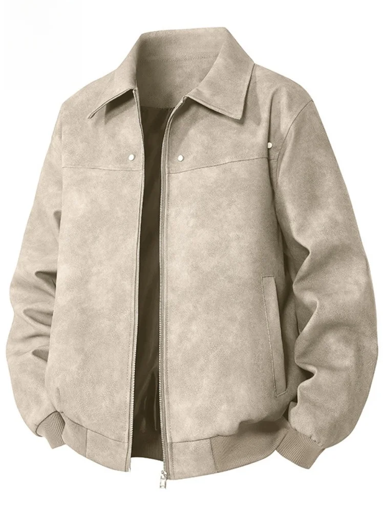 Paul Men's 2025 New Spring Autumn Jaet Outerwear Vintage Waed PU Leather Coat Young Men's American Sle Top
Paul Men's 2025 New Spring Autumn Jaet Outerwear Vintage Waed PU Leather Coat Young Men's American Sle Top