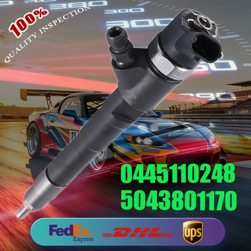0445110248 5043801170 Common Rail Injector for Fiat Ducato Iveco Daily Massif 3.0 Engine Automotive Fuel Injection
0445110248 5043801170 Common Rail Injector for Fiat Ducato Iveco Daily Massif 3.0 Engine Automotive Fuel Injection