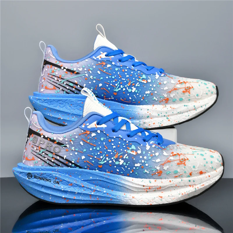 Мужская спортивная обувь, легкие гоночные кроссовки из карбоновой пластины, зимняя амортизация, противоскользящие, износостойкие, дышащие.
Мужская спортивная обувь, легкие гоночные кроссовки из карбоновой пластины, зимняя амортизация, противоскользящие, износостойкие, дышащие.