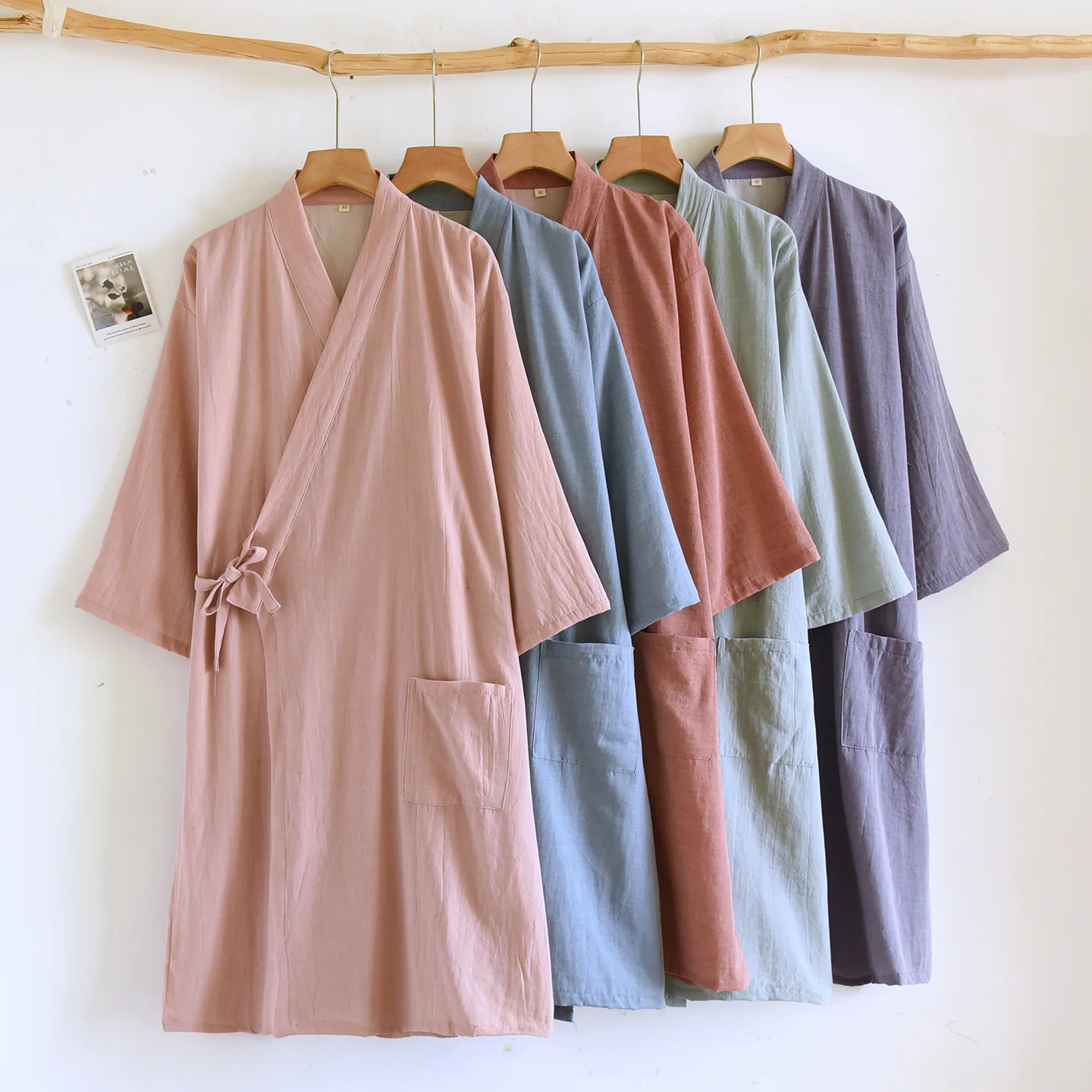 Kimono Pajamas Robes Cotton Thin Sleepwear Clothes For Women Spring Autumn New Bathrobe Nightwear Home Sleeping Robe
Kimono Pajamas Robes Cotton Thin Sleepwear Clothes For Women Spring Autumn New Bathrobe Nightwear Home Sleeping Robe