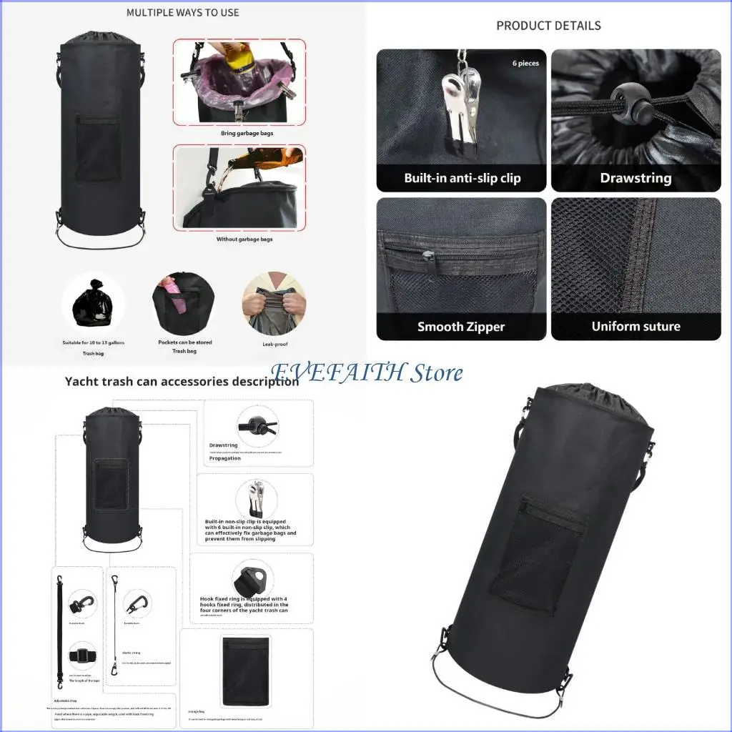 124B Spacious Yacht Garbage Holder With No Tools Required Setups Perfect For Sailing Trips Fishing Or Cruising Marine
124B Spacious Yacht Garbage Holder With No Tools Required Setups Perfect For Sailing Trips Fishing Or Cruising Marine