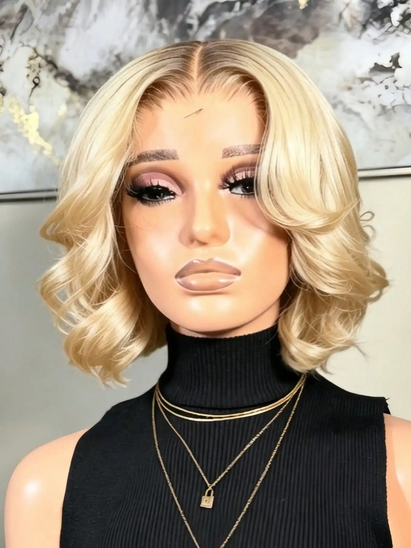 Ombre Blonde Lace Front Wigs Human Hair Glueless Wigs Short Wave Hair Wigs 13x4 Hd Transparent Lace Front Wigs Human Hair Pre Plucked with Baby Hair 180 Density Ombre Blonde Body Wave Human Hair Wigs for Daily Wear Halloween Christmas Party
Ombre Blonde Lace Front Wigs Human Hair Glueless Wigs Short Wave Hair Wigs 13x4 Hd Transparent Lace Front Wigs Human Hair Pre Plucked with Baby Hair 180 Density Ombre Blonde Body Wave Human Hair Wigs for Daily Wear Halloween Christmas Party