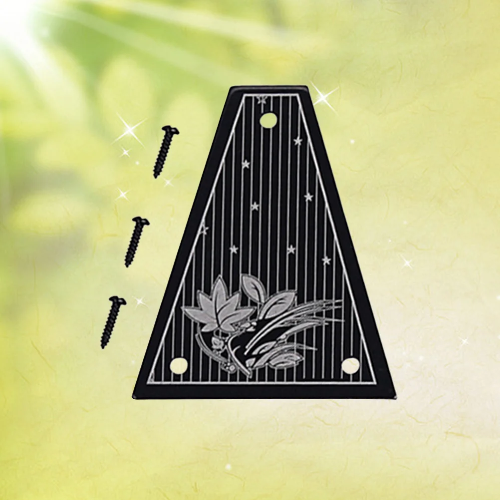 Black Flower Triangle Iron Matting Surface S-01 Guitar Adjustment Lever Lids guitar adjustment cover guitar cover
Black Flower Triangle Iron Matting Surface S-01 Guitar Adjustment Lever Lids guitar adjustment cover guitar cover