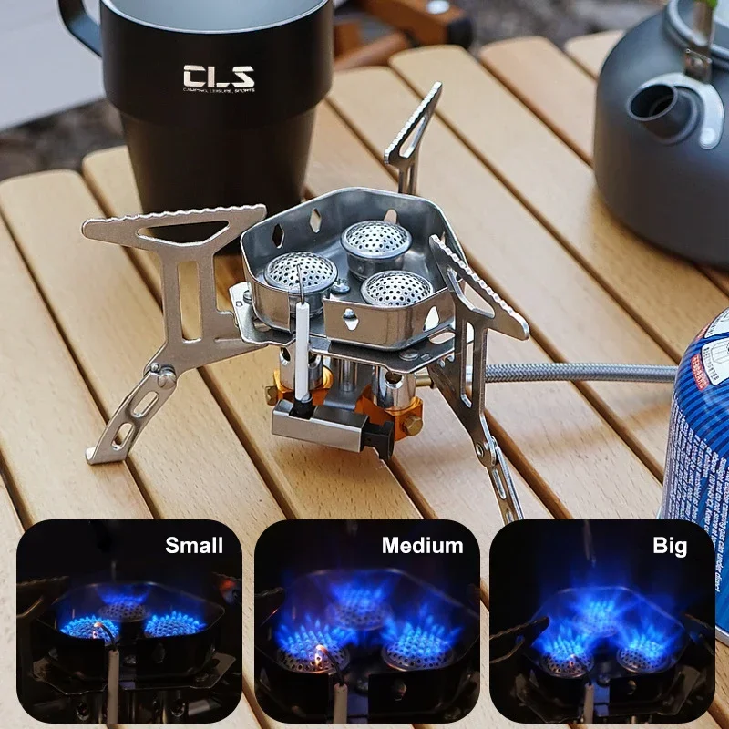 Three Head Stove Camping Windproof Stove Camping Picnic Burner Outdoor Foldable Gas Stove
Three Head Stove Camping Windproof Stove Camping Picnic Burner Outdoor Foldable Gas Stove