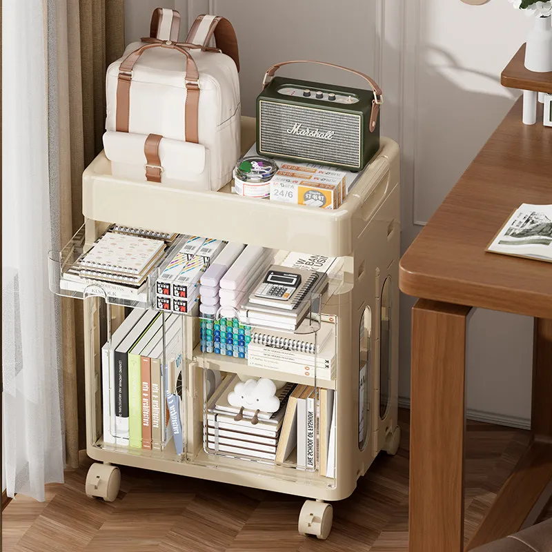 Cream Style Plastic Bookshelf Mobile Rolling Storage Cart with Wheels for Kids Desk Side Reading Organizer for Bedroom Room
Cream Style Plastic Bookshelf Mobile Rolling Storage Cart with Wheels for Kids Desk Side Reading Organizer for Bedroom Room
