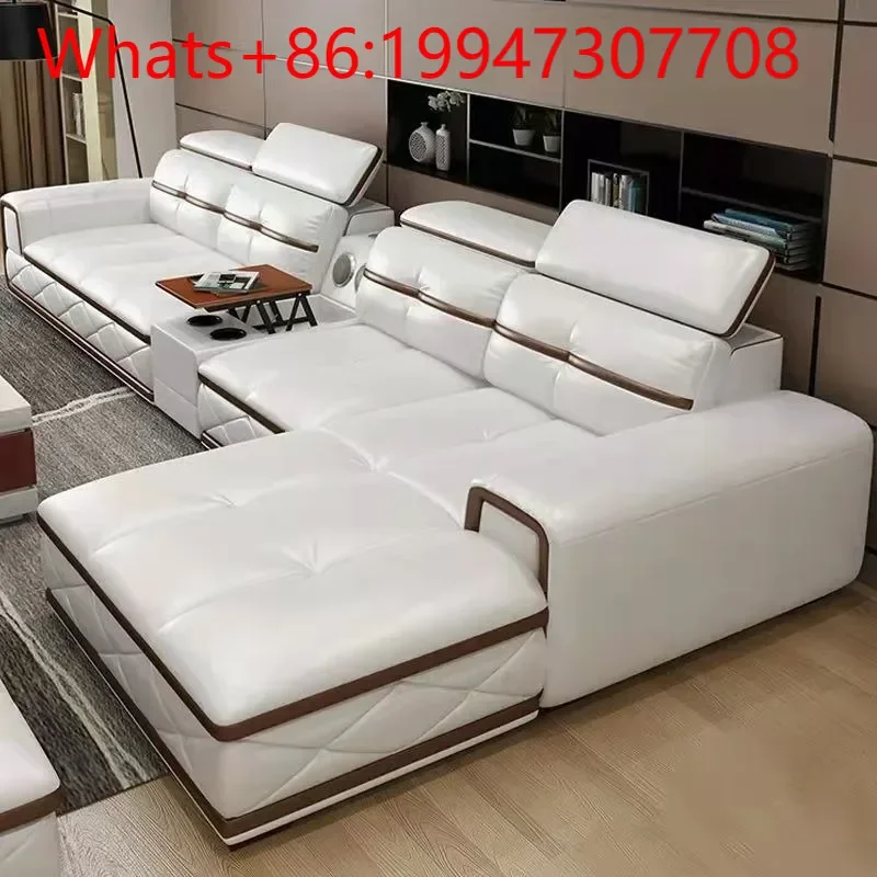 Modern leather art sofa size apartment living room simple waterproof complete solid wood
Modern leather art sofa size apartment living room simple waterproof complete solid wood