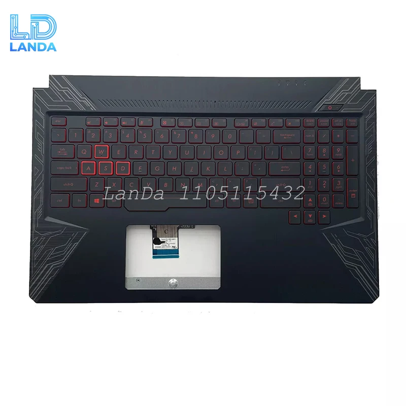 New Palmrest Upper Case with Backlit US Keyboard For Asus TUF Gaming FX504 FX504G FX80 FX80G
New Palmrest Upper Case with Backlit US Keyboard For Asus TUF Gaming FX504 FX504G FX80 FX80G