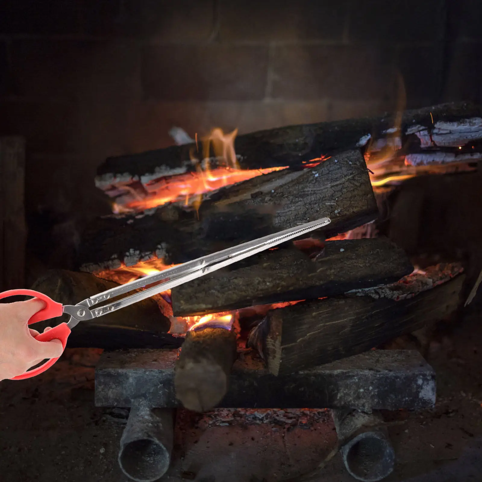 Outdoor Firewood Tong Charcoal Clamp Stainless Steel Plastic for Camping Barbecue Fire Pit Tools Fireplace Tongs Fire Pit Log
Outdoor Firewood Tong Charcoal Clamp Stainless Steel Plastic for Camping Barbecue Fire Pit Tools Fireplace Tongs Fire Pit Log