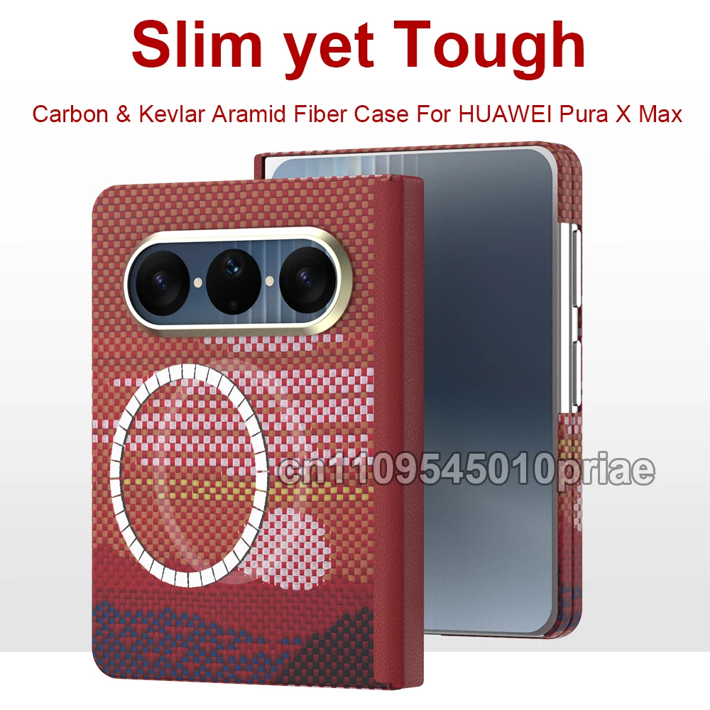 Carbon fiber aramid magnetic case for Huawei Pura X Max fabric thin hard Lightweight Cover magnetic balck Slim
Carbon fiber aramid magnetic case for Huawei Pura X Max fabric thin hard Lightweight Cover magnetic balck Slim