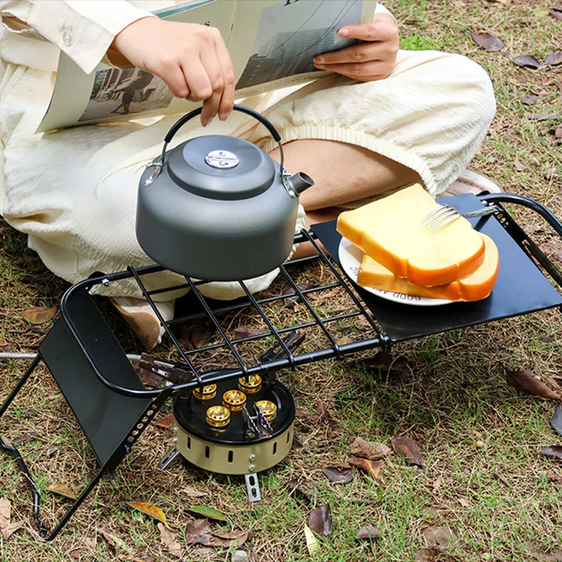 Folding Outdoor Picnic Table Extendable Steel Plate Mesh Table Stove Frame Bracket Extended Desktop Metal Portable Dining Table
Folding Outdoor Picnic Table Extendable Steel Plate Mesh Table Stove Frame Bracket Extended Desktop Metal Portable Dining Table